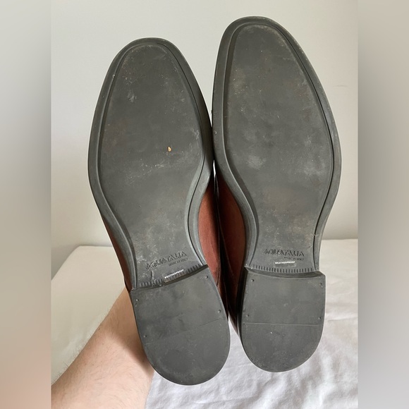 Aquatalia Mens Lace Up Dress Shoes Size 10